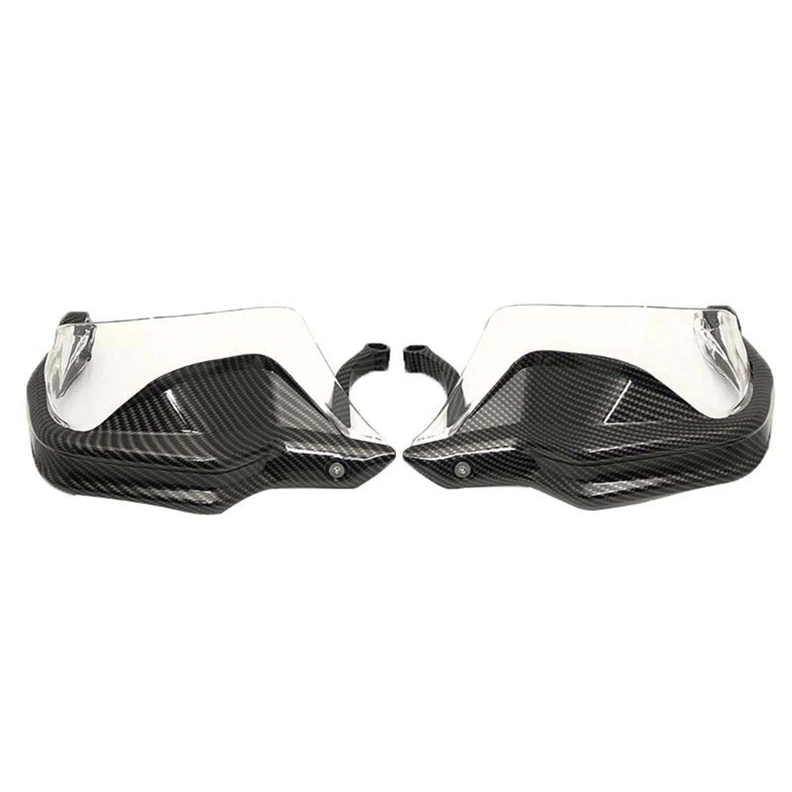 Für R1250GS Für R1200GS Für R 1200 GS Für ADV Für F800GS Abenteuer Für S1000XR Für F900XR Motorrad Wind Schild Hand Guards Abdeckung Handprotektoren Handschützer(Carbon-Clear) von BSBZGKGPBW