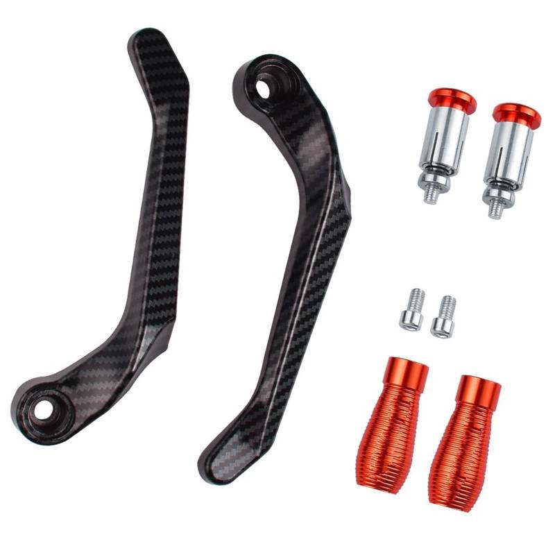 Für Suzuki Für GSR 600 400 Für GSR400 Für GSR600 Für GSR750 Motorrad Lenker Handschutz Schutz System Schutz Handprotektoren Handschützer(Orange) von BSBZGKGPBW