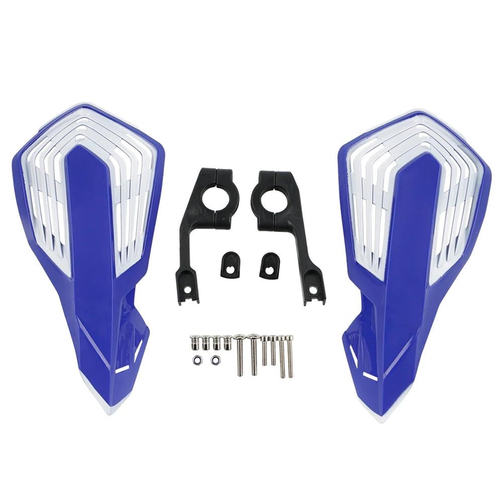 Für XR CR CRF 80 85 100 125 230 250 450 7/8" Lenker Motorrad Lenker Winddicht Handprotektoren Schutz Schild Windschutzscheibe Handprotektoren Handschützer(Blue White) von BSBZGKGPBW