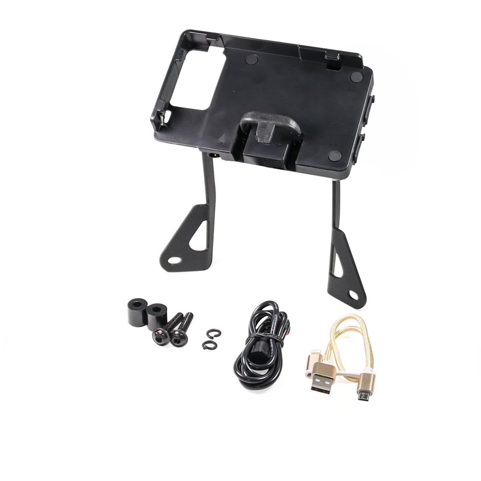 Motorrad Handyhalter Motorrad Navigationshalterung Für Moto Guzzi Für V 85 TT Für V85TT Für V85 2019 Motorrad Telefon Halter Navigation Halterung(USB Charging kit) von BSBZGKGPBW