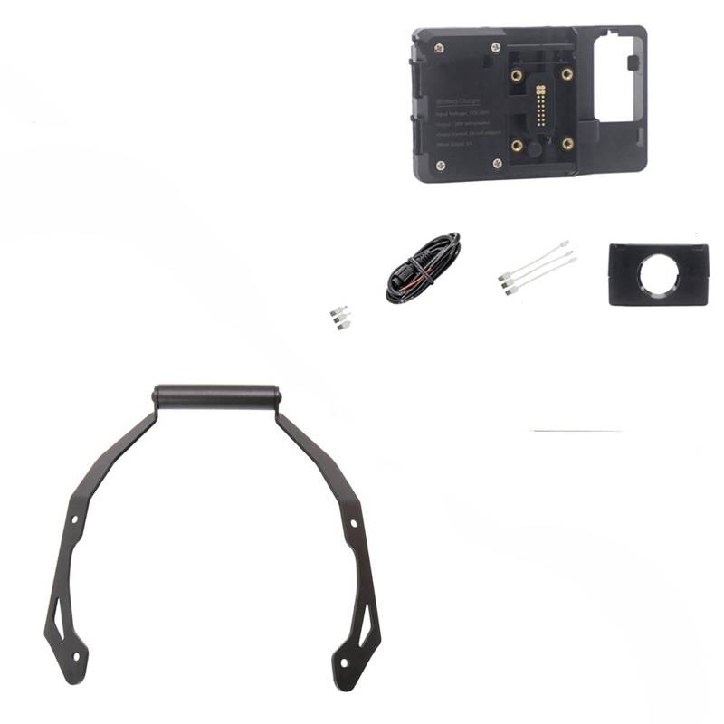 Motorrad Handyhalter Motorrad Navigationshalterung Für NC 750 X Für 750X Für NC750X 2021 Motorrad Telefon Halterung GPS Navigation Halter(22MM Wireless Stand) von BSBZGKGPBW