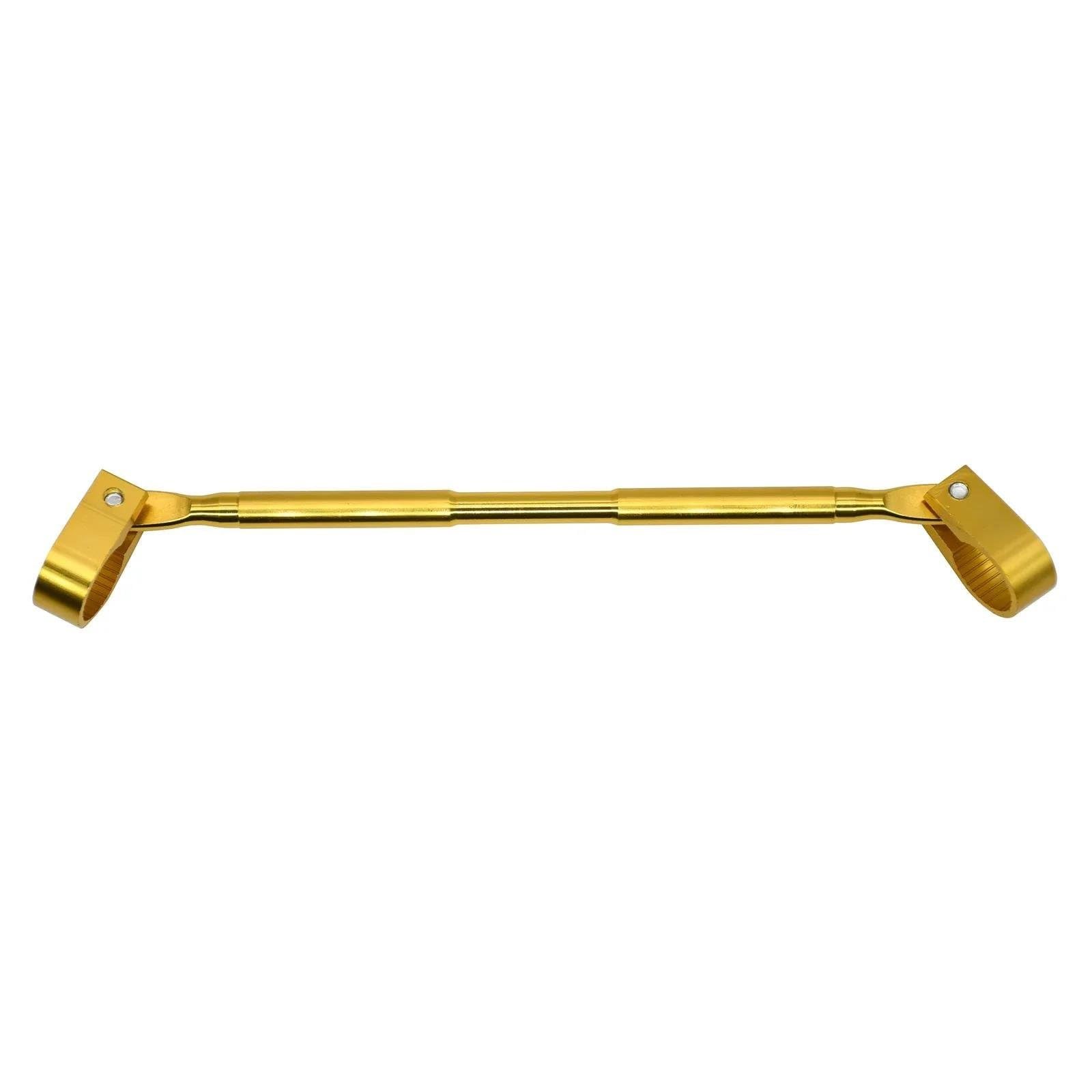 Motorrad Handyhalter Motorrad Navigationshalterung Universal Motorrad 7/8 "Lenker Lenker Lenkrad Stärken Kreuz Bar(Gold) von BSBZGKGPBW