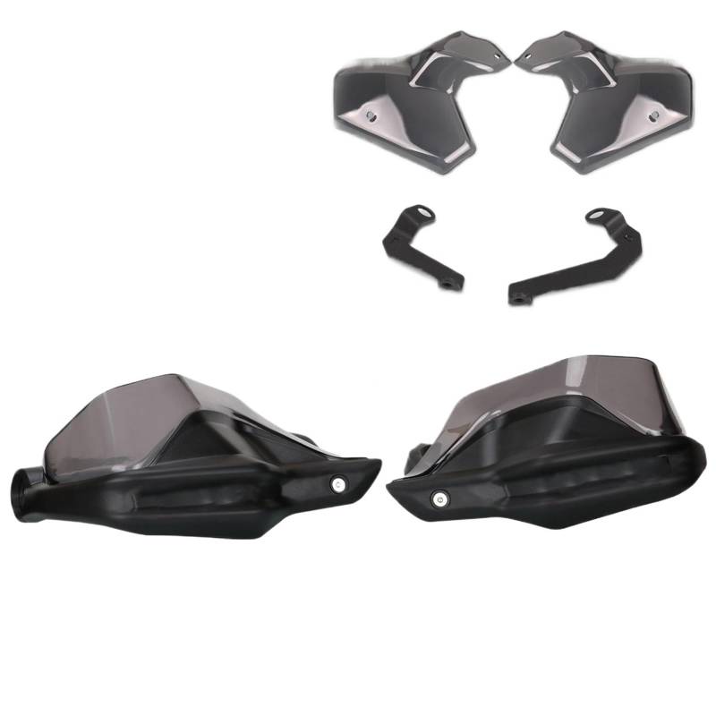 Motorrad Lenker Wachen Windschutzscheibe Handprotektoren Für TRANSALP750 Für XL750 Für TRANSALP 750 Für XLV Handprotektoren Handschützer(Increase Grey 1set) von BSBZGKGPBW