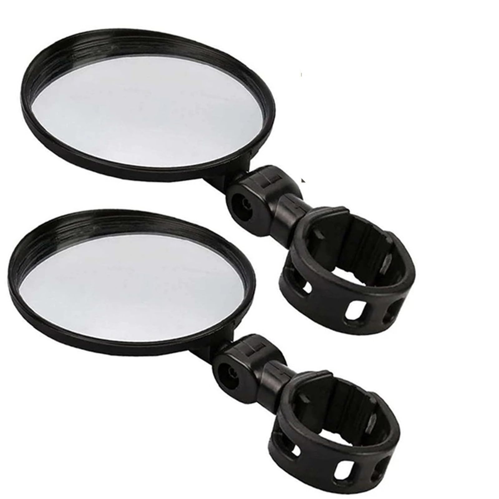 Motorrad Rückspiegel Seitenspiegel 360 Drehbarer Verstellbarer Fahrrad-Rückspiegel Lenkerhalterung Weitwinkel-Konvexspiegel Rückspiegel(2pcs Round B) von BSBZGKGPBW