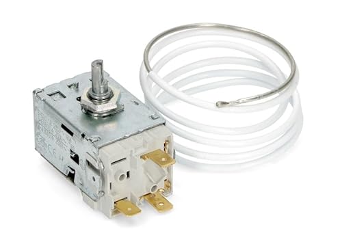 BSSTORE Thermostat für Kühlschrank mit doppelter Tür, A13-0218, 3 Kontakte, kompatibel mit verschiedenen Marken und Modellen Kapillare 1000 mm, entspricht 041082 von BSSTORE