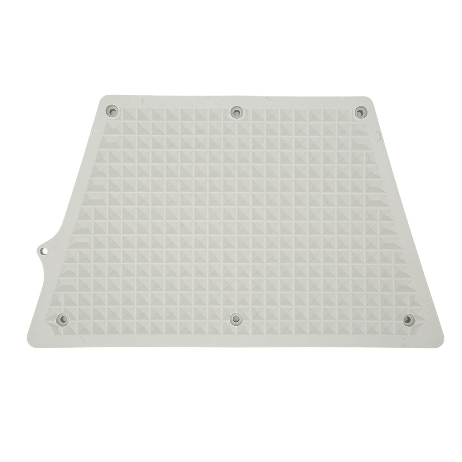 Außenborder Heckplatte, Gitter Design trapezförmig PVC Außenbordmotor Montage Pad Schlauchboot Kajak Yacht (Grau) von BSTCAR