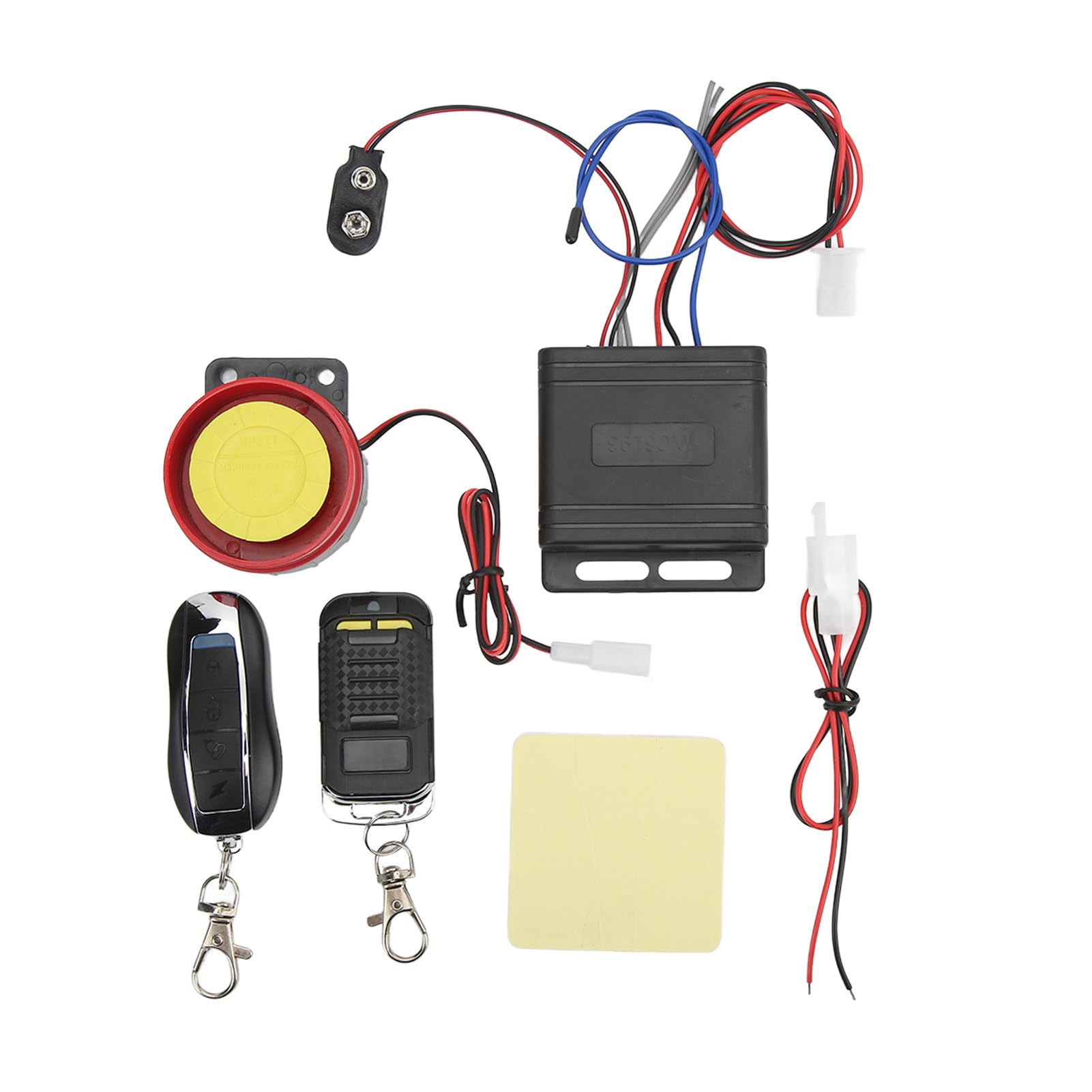 BSTCAR Motorrad-Alarmsystem-Kit, Diebstahlsicherung, Kabelloser Vibrationsalarm, Universell Roller, Fahrrad von BSTCAR