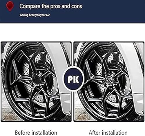 4 Stück Auto Radnabendeckel für Peugeot 54MM, Felgenkappen Nabenabdeckung Zubehör von BSWNSJZT