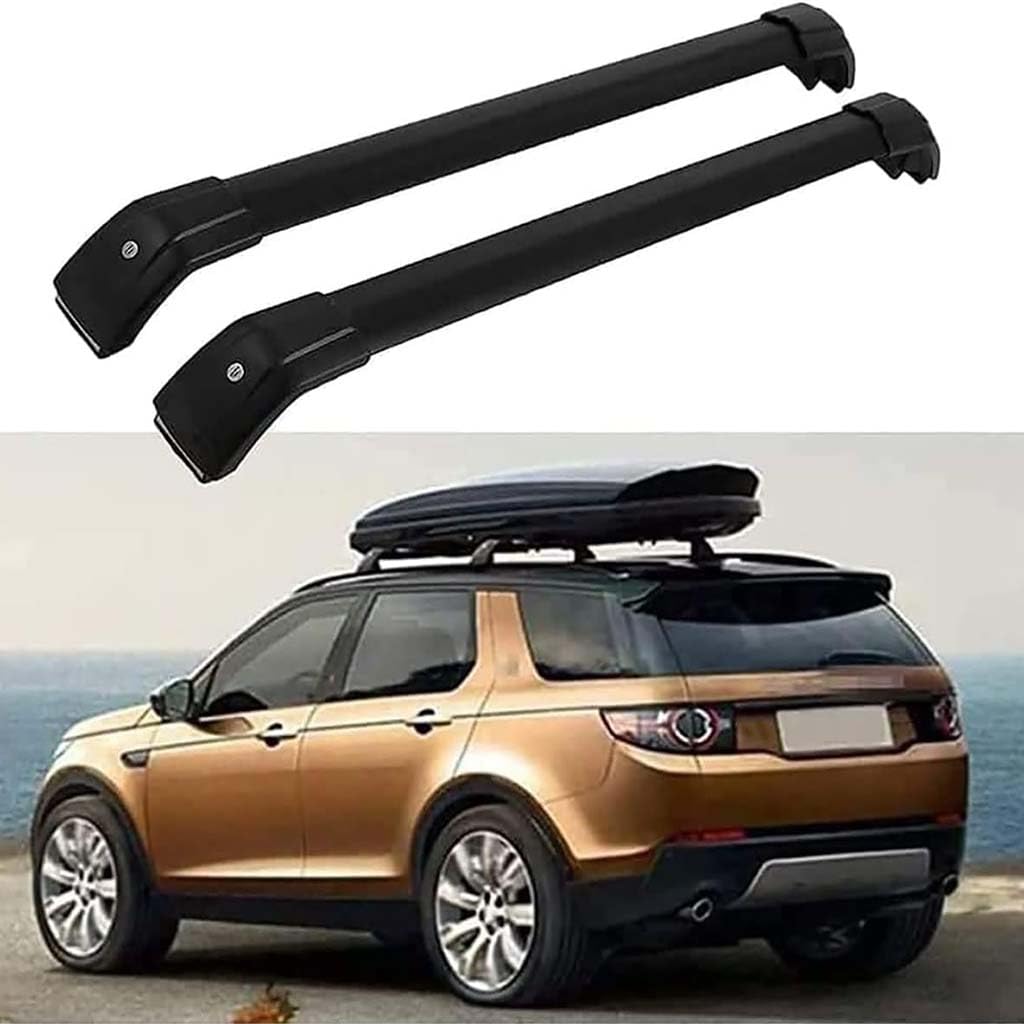 Auto Dachträger Crossbar für Discovery Sport 2019 2020, Dachträger-Set Dachträger-Querstangen Dachträger aus Aluminium Zubehör von BSWNSJZT