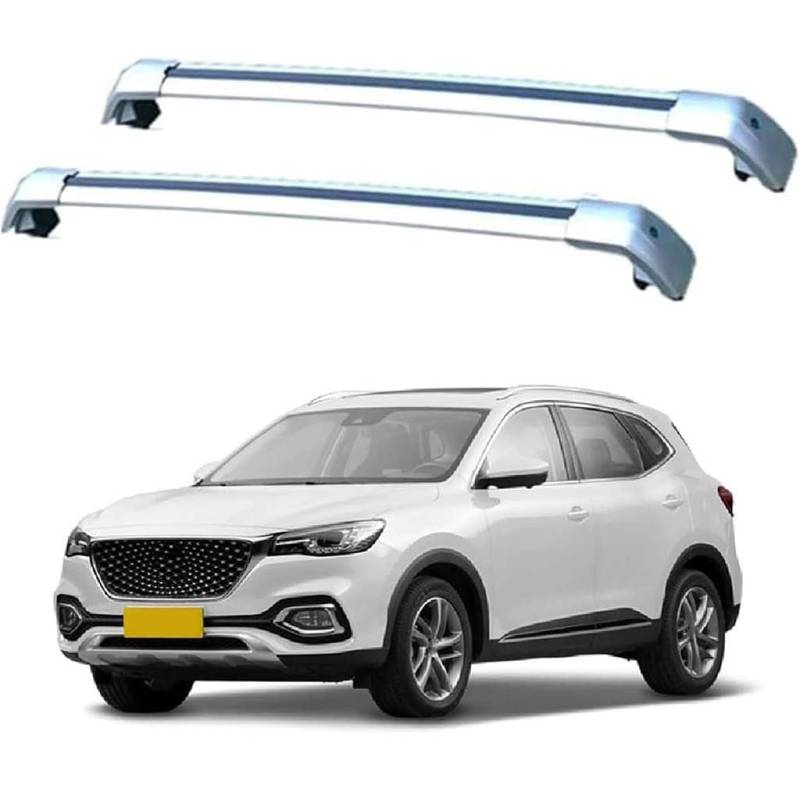 Auto Dachträger Crossbar für MG HS 2019 2020 2021, Dachträger-Set Dachträger-Querstangen Dachträger aus Aluminium Zubehör von BSWNSJZT