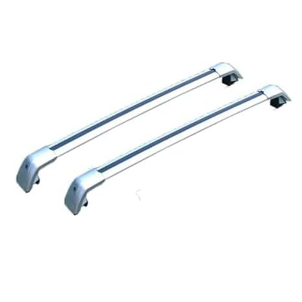 Auto Dachträger Crossbar für MG HS 2019 2020 2021 2022 2023 2024, Dachträger-Set Dachträger-Querstangen Dachträger aus Aluminium Zubehör,A-Silver von BSWNSJZT