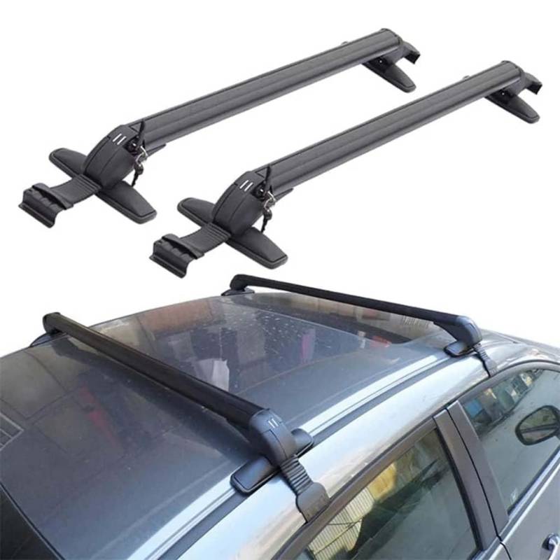 Auto Dachträger Crossbar für Mazda 3 Hatchback 2014-2019, Dachträger-Set Dachträger-Querstangen Dachträger aus Aluminium Zubehör von BSWNSJZT