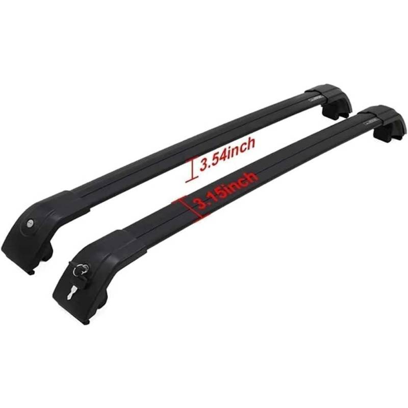 Auto Dachträger Crossbar für Mazda 6 Estate 2013-2017, Dachträger-Set Dachträger-Querstangen Dachträger aus Aluminium Zubehör von BSWNSJZT