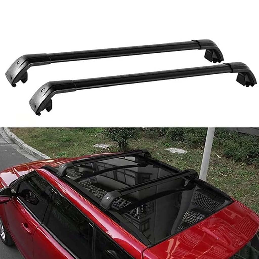 Auto Dachträger Crossbar für Range Rover Evoque L358, Dachträger-Set Dachträger-Querstangen Dachträger aus Aluminium Zubehör von BSWNSJZT