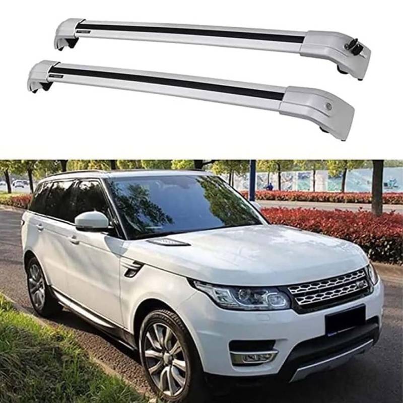 Auto Dachträger Crossbar für Range Rover Sport 2014-2021, Dachträger-Set Dachträger-Querstangen Dachträger aus Aluminium Zubehör von BSWNSJZT