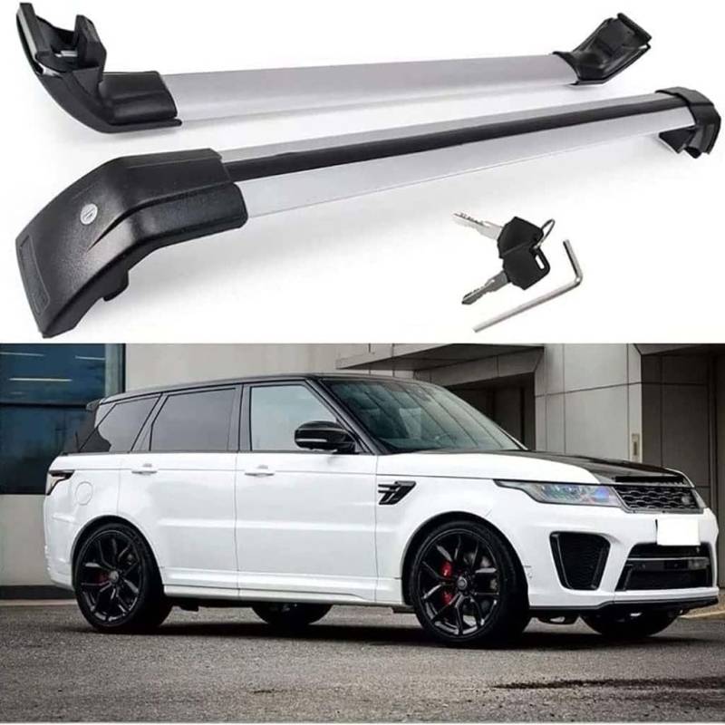 Auto Dachträger Crossbar für Range Rover Sport 2014-2022, Dachträger-Set Dachträger-Querstangen Dachträger aus Aluminium Zubehör von BSWNSJZT