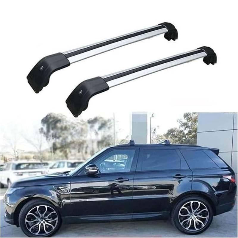 Auto Dachträger Crossbar für Range Sport L494 2014-2020, Dachträger-Set Dachträger-Querstangen Dachträger aus Aluminium Zubehör von BSWNSJZT