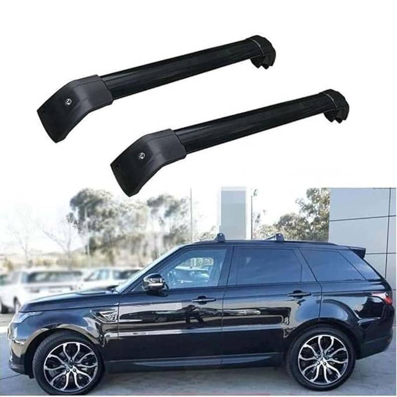 Auto Dachträger Crossbar für Range Sport L494 2014-2020, Dachträger-Set Dachträger-Querstangen Dachträger aus Aluminium Zubehör von BSWNSJZT