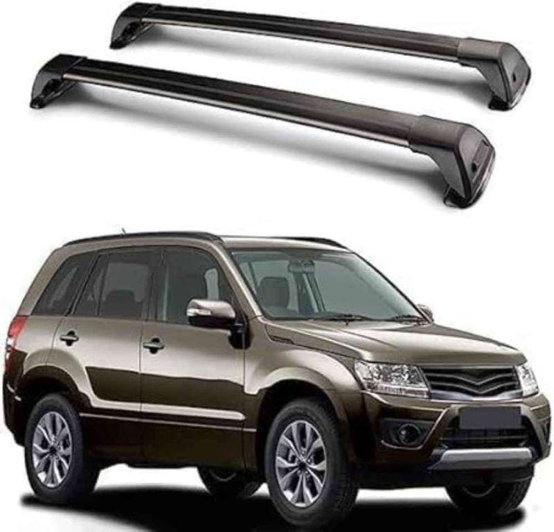 Auto Dachträger Crossbar für Suzuki Grand Nomade SUV 2017, Dachträger-Set Dachträger-Querstangen Dachträger aus Aluminium Zubehör von BSWNSJZT