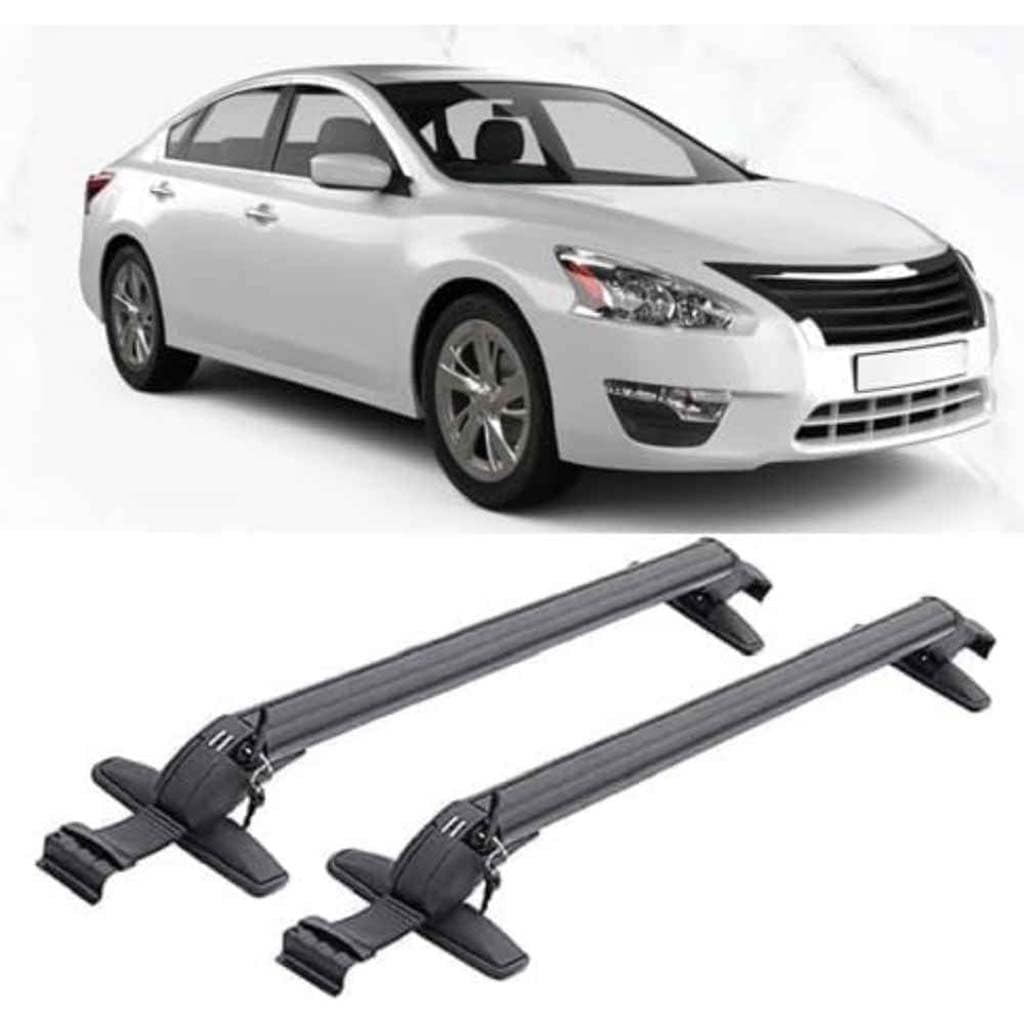 Auto Dachträger Crossbar für TEANA Altima 2013-2018, Dachträger-Set Dachträger-Querstangen Dachträger aus Aluminium Zubehör von BSWNSJZT