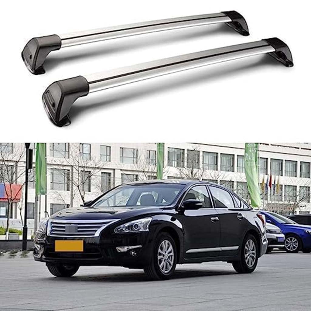 Auto Dachträger Crossbar für Teana J32 2008-2014, Dachträger-Set Dachträger-Querstangen Dachträger aus Aluminium Zubehör von BSWNSJZT