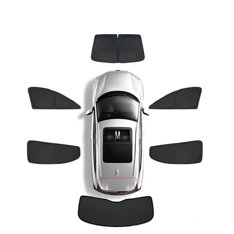 Auto Seitenfenster Sonnenschutz für AUDI A3 Sedan 2015-2020, Front Heck Sonnenblende ZubehöR,6pcs Wholecar von BSWNSJZT
