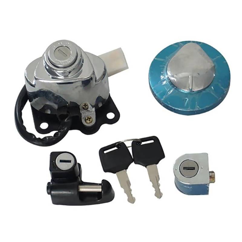 BSWRTH Zündstarter Für Shadow Für VLX600 Für VT600 1988-2014 Für Shadow Für VT400/750 1991-2013 Motorrad Zündschloss Für Tankdeckel Abdeckung Lock Key Set von BSWRTH