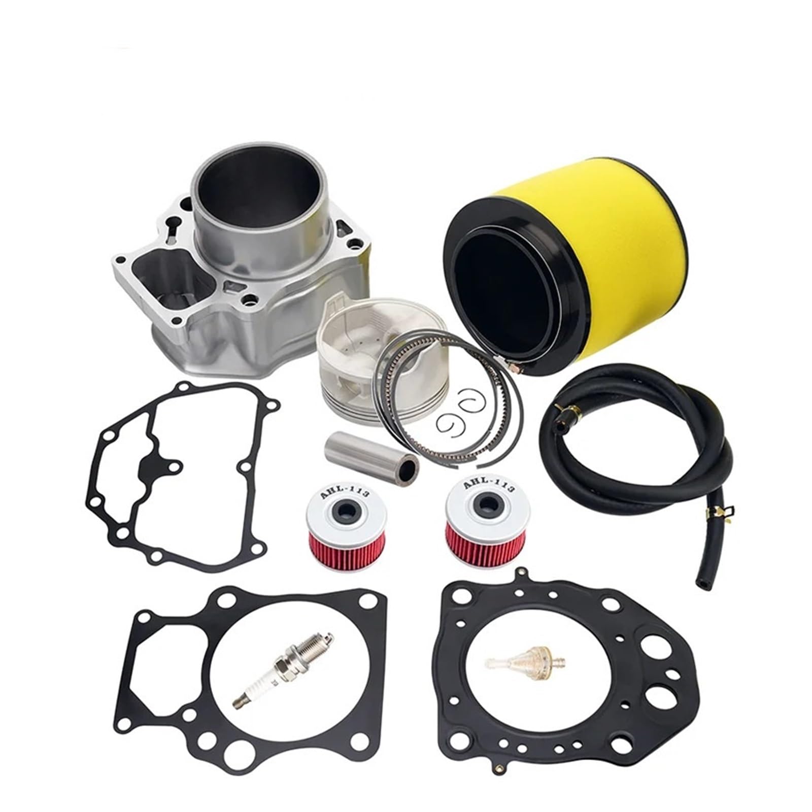 Motorrad Zylinder & Kolben & ket & Filter Set for TRX420 Rancher 420 12251-HP5-601 12251-HP7-A01 17254-HN1-000 14-17 von BSZYFQVE