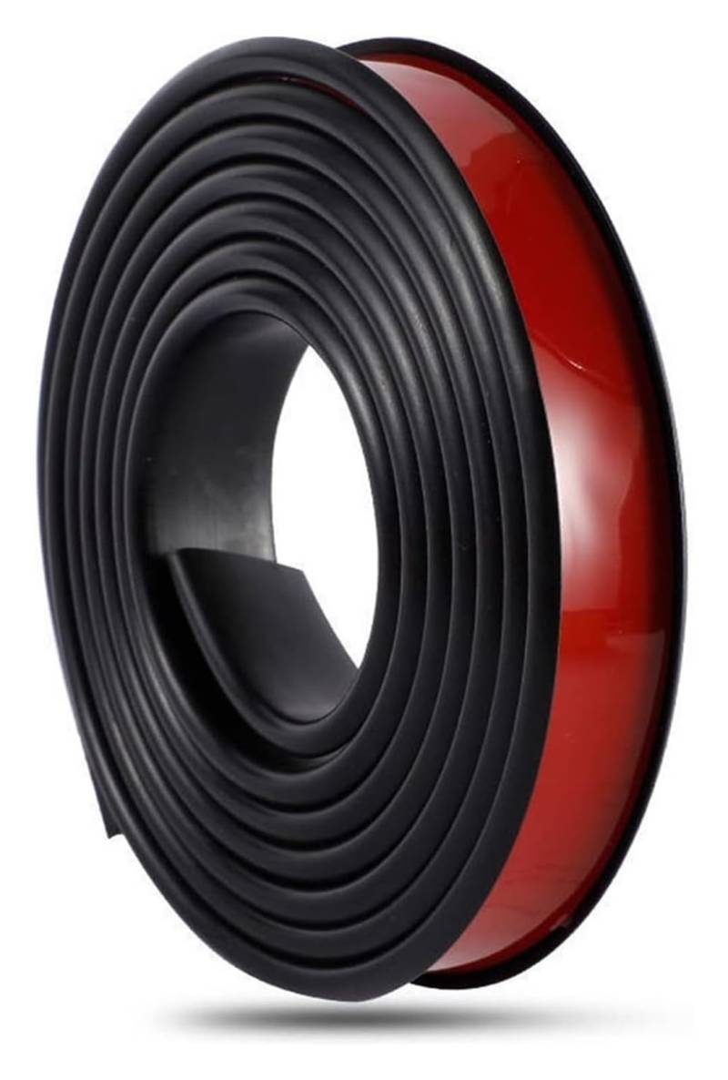 Selbstklebende Zierleiste, selbstklebender Dichtungsstreifen, U-förmiges flexibles Möbelkantenband, selbstklebender TPE-Furnierkantenstreifen-Kantenschutz(10m black,22mm) von BTBTB