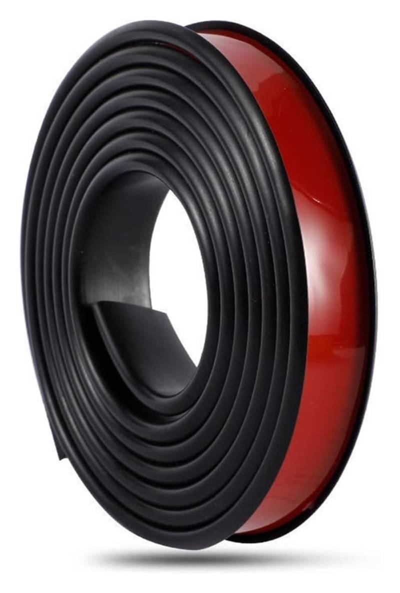 Selbstklebende Zierleiste, selbstklebender Dichtungsstreifen, U-förmiges flexibles Möbelkantenband, selbstklebender TPE-Furnierkantenstreifen-Kantenschutz(8m black,25mm) von BTBTB