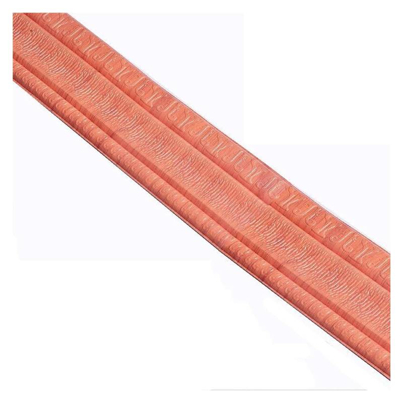 Selbstklebende Zierleiste, selbstklebender Dichtungsstreifen, flexible Zierleiste for Fußleisten, selbstklebende Design-Wandleiste for Abziehen und Aufkleben, for Wand, Fußleiste, Decke(Red,230cmx3pcs von BTBTB