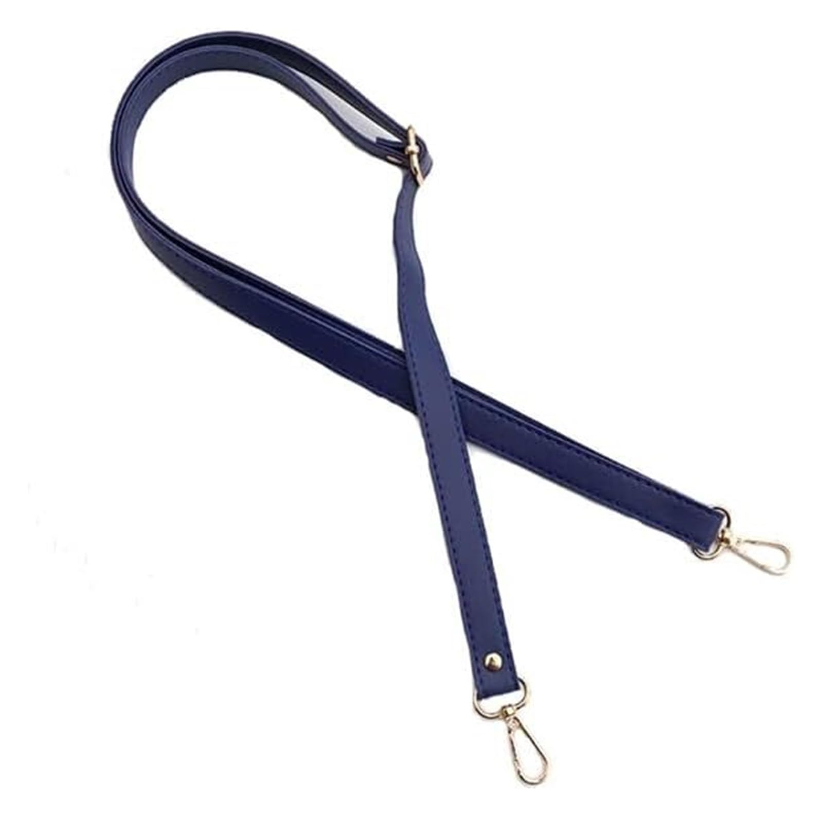 Taschen-Schultergurt, 138 cm, Leder-Schultertaschengurt, DIY-Geldbörsengriff, Verstellbarer Crossbody-Handtaschengurt, Ersatz mit Verschluss(Deep Blue) von BTBTB