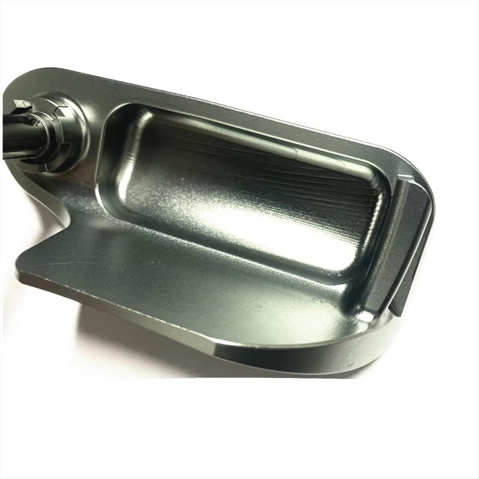 BTEDSXC Haubenwerkzeug Kompatibel Mit Für TT Für Coupe Für Roadster 2006-2014 Aluminiumlegierung Motorhaubenentriegelungsgriffabdeckung LHD OEM: 8J1823533C von BTEDSXC