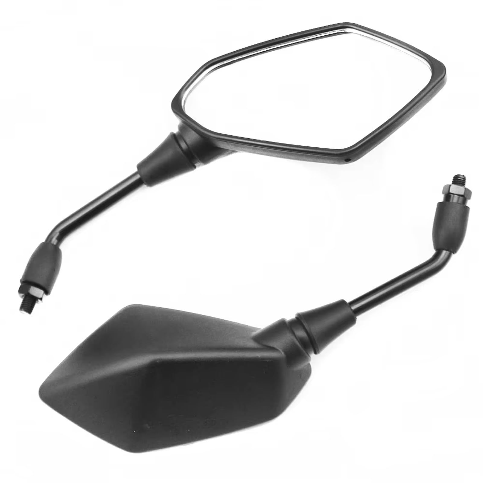 BTEDSXC Motorrad-Seitenspiegel Für G650X Für G450X Für G310R Für F650CS Für F800R Motorrad Rearview Außenspiegel Motorrad Rückspiegel Upgrade Zubehör(Black) von BTEDSXC