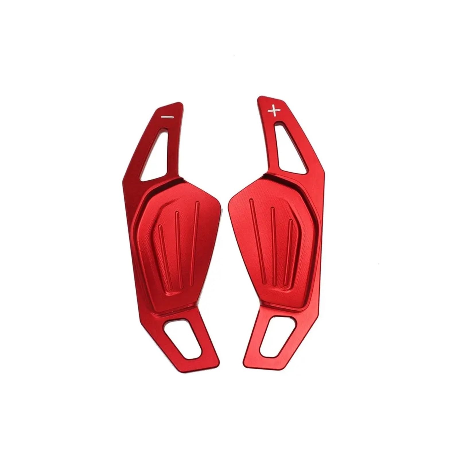 BTEDSXC Schaltwippen Kompatibel Mit VW Für Touareg 2011-2016 Für Beetle 2013-2016 Aluminium Auto Dekorative Paddle Shifter Verlängerung Lenkrad Shifter Paddel(Red) von BTEDSXC