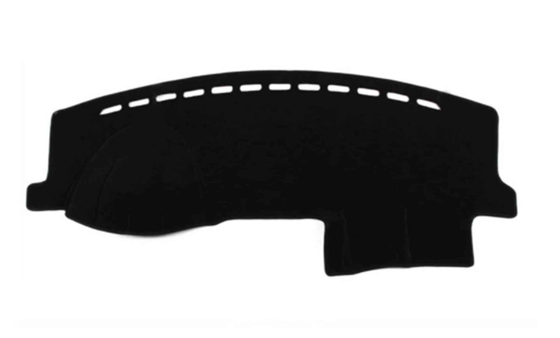 Anti-Rutsch-Automatte, BTFWM Auto Armaturenbrett Abdeckung Matte Pad Dash Dashmat Sonnenschutz Instrument Teppich Zubehör, for Skoda, Fabia 2007 2008 2009 2010 2011-2014(Black(Black Edge),Right Hand D von BTFWM