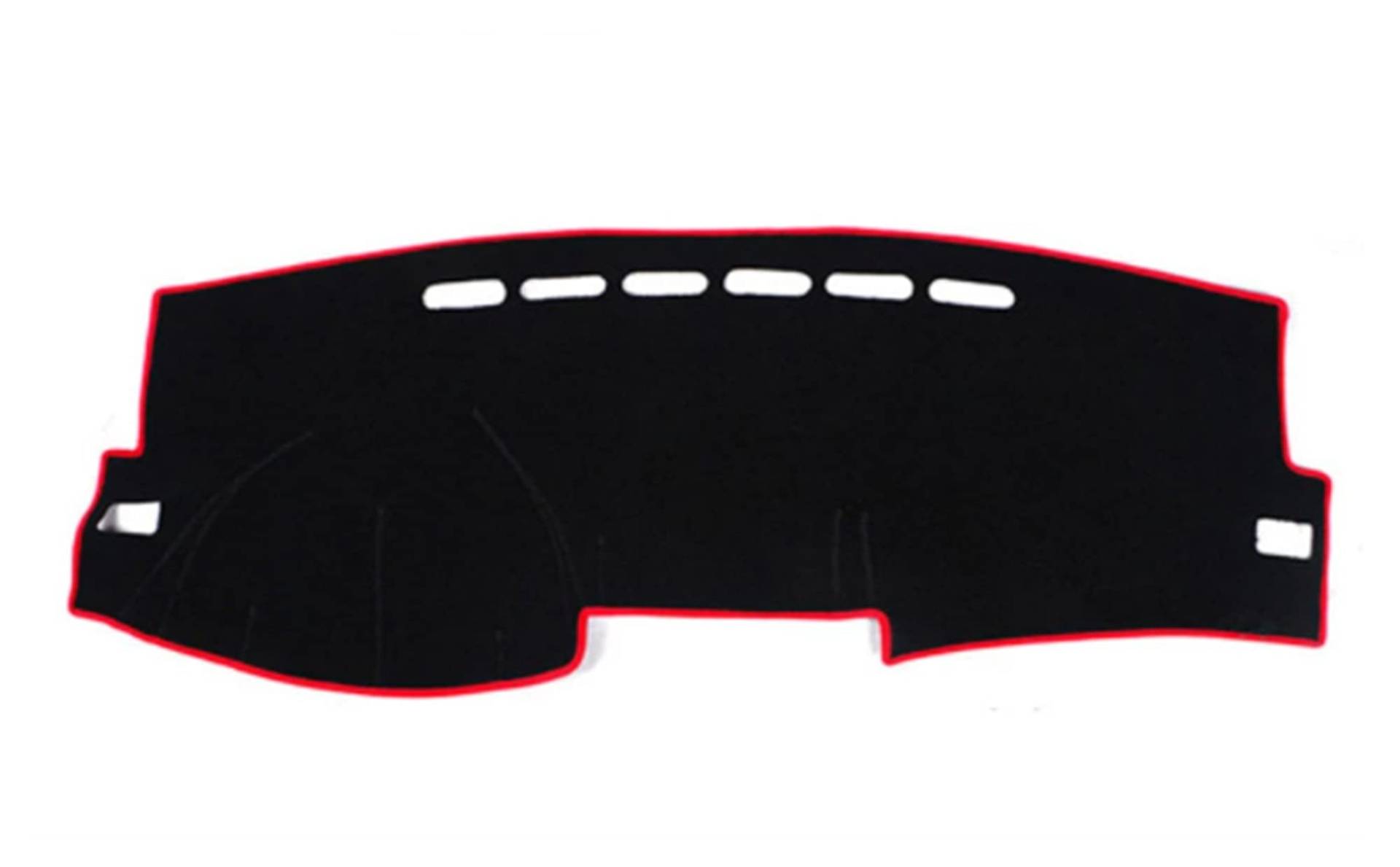 Anti-Rutsch-Automatte, BTFWM Auto Armaturenbrett Abdeckung Matte Pad Dash Sonnenschutz Instrument Schützen Teppich, for Toyota, for Corolla, 2006 2007 2008 2009 2010 2011 2012 2013(Black(Red Edge)) von BTFWM