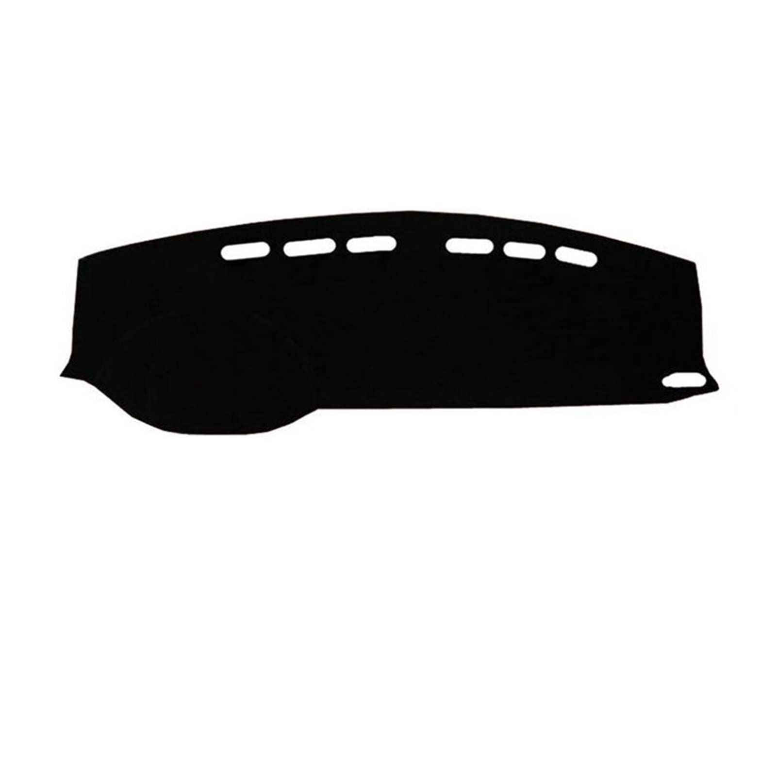 Anti-Rutsch-Automatte, BTFWM LHD RHD Armaturenbrett-Matte, Teppichumhang, Kissen, Anti-Sonnen-Auto-Innen-Armaturenbrett-Abdeckung, for Peugeot, 2008 2013–2018(Black LHD) von BTFWM