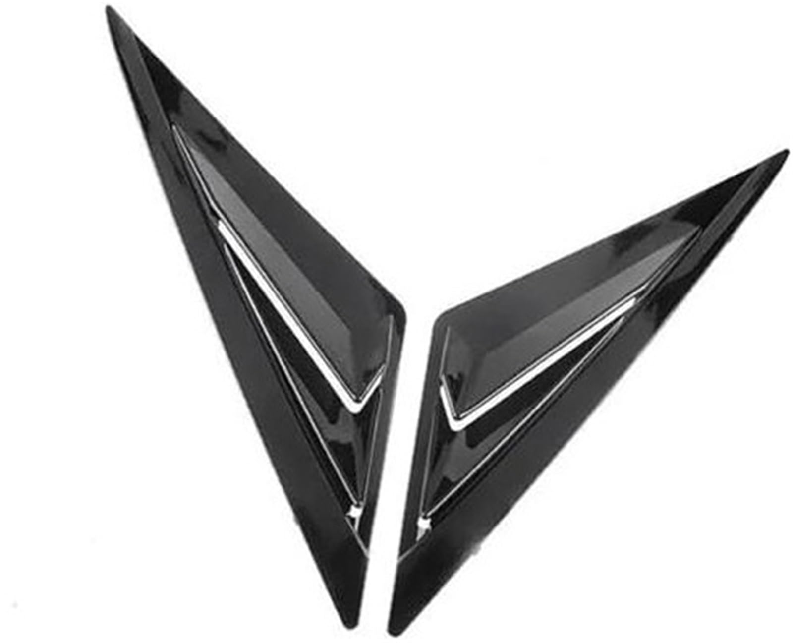 Auto-Lamellengrill-Abdeckung, BTFWM Auto-Hecklamellen-Fensterabdeckungs-Ordnungsaufkleber, for Hyundai, for Elantra, 2021 2022, Seitenfensterladen-Entlüftungsschaufel, ABS-Kohlefaser, glänzend schwarz Auto-Lamellengrill-Abdeckung, BTFWM Auto-Hecklamellen-Fensterabdeckungs-Ordnungsaufkleber, for Hyundai, for Elantra, 2021 2022, Seitenfensterladen-Entlüftungsschaufel, ABS-Kohlefaser, glänzend schwarz von BTFWM