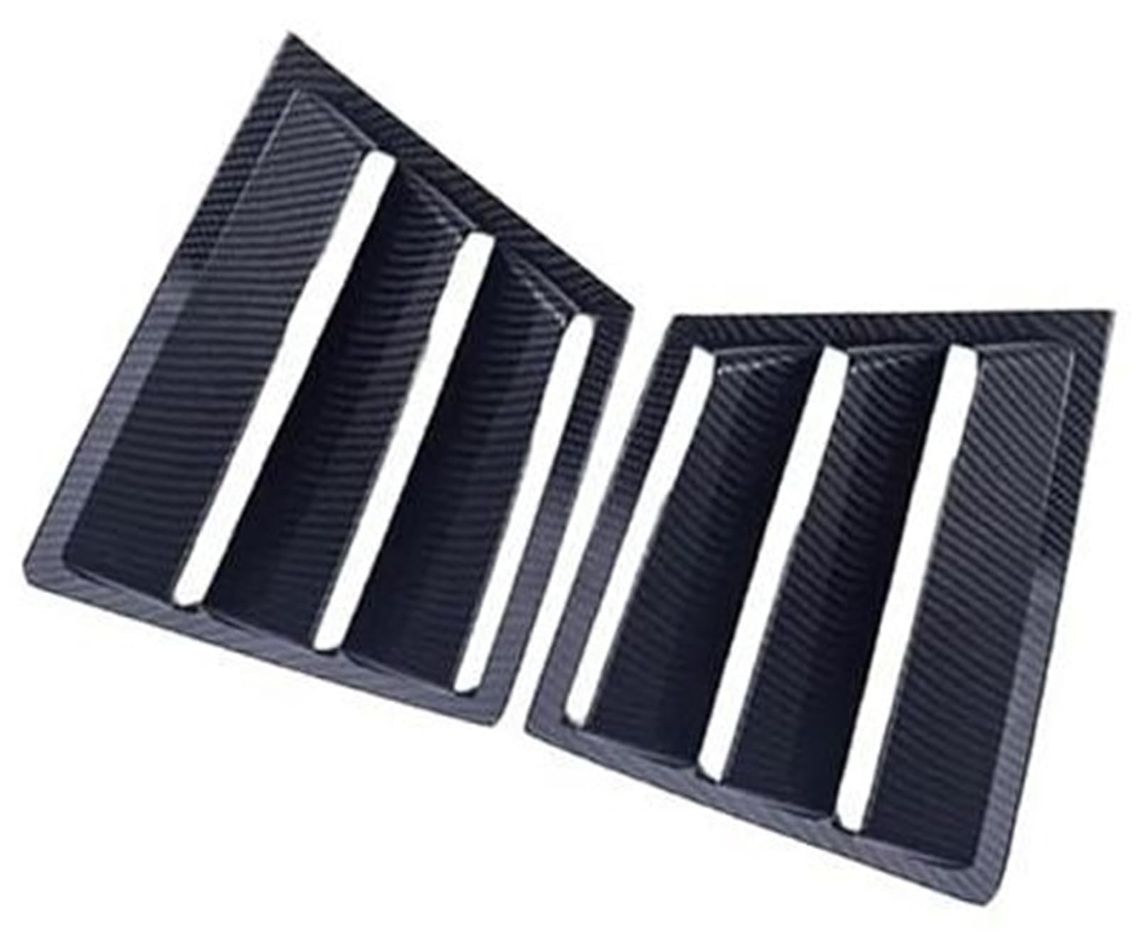 Auto-Lamellengrill-Abdeckung, BTFWM Auto-Hecklamellen-Fensterabdeckungs-Ordnungsaufkleber, for Mazda, 6 Atenza, 2014–2021, Seitenfensterladen-Entlüftungsschaufel, ABS-Kohlefaser-Zubehör, Auto(BLACK Ca Auto-Lamellengrill-Abdeckung, BTFWM Auto-Hecklamellen-Fensterabdeckungs-Ordnungsaufkleber, for Mazda, 6 Atenza, 2014–2021, Seitenfensterladen-Entlüftungsschaufel, ABS-Kohlefaser-Zubehör, Auto(BLACK Ca von BTFWM
