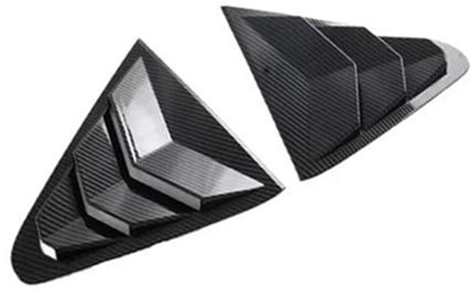 Auto-Lamellengrill-Abdeckung, BTFWM Auto-Hecklamellenfenster-Abdeckungs-Ordnungsaufkleber, for Subaru, Crosstrek, 2024, Seitenfensterladen-Entlüftungsschaufel, ABS-Kohlefaser-Zubehör, Auto(BLACK Carbo Auto-Lamellengrill-Abdeckung, BTFWM Auto-Hecklamellenfenster-Abdeckungs-Ordnungsaufkleber, for Subaru, Crosstrek, 2024, Seitenfensterladen-Entlüftungsschaufel, ABS-Kohlefaser-Zubehör, Auto(BLACK Carbo von BTFWM