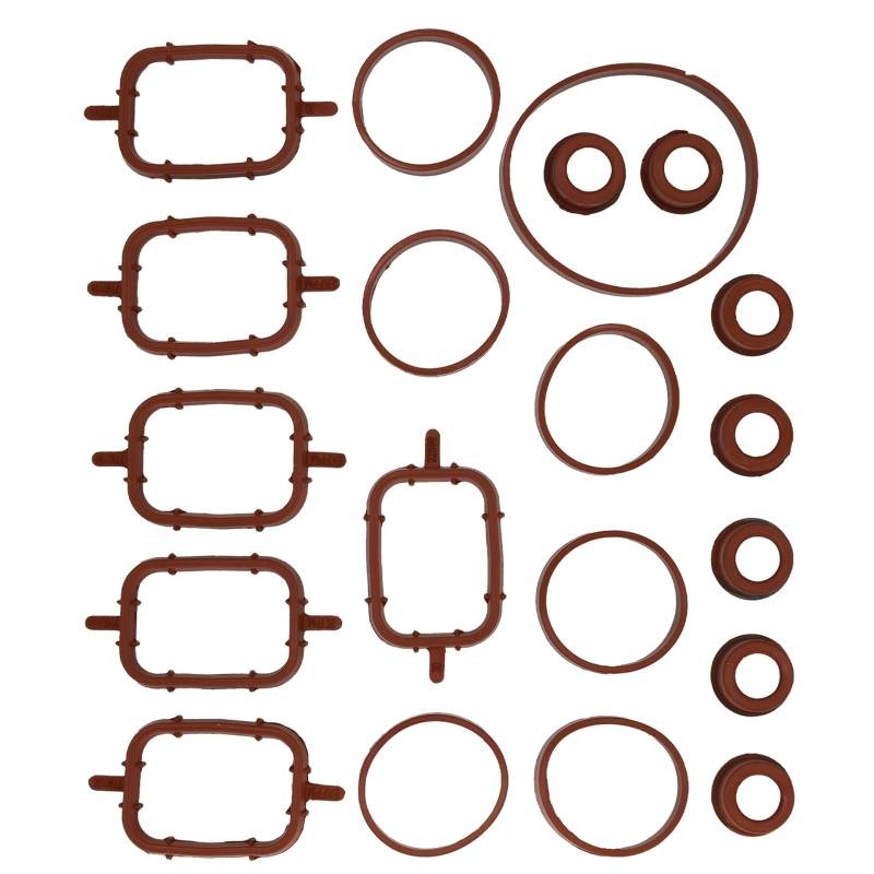 BTFWM 20-teilig, for, E46 E53 E60 E61 E63 E64 E65 E66 E67 E70 E71 E72 E83 E90 E91 E92 E93 Ansaugkrümmer-Dichtungs-Reparatursatz Reparatur der Ansaugkrümmerdichtung im Auto von BTFWM