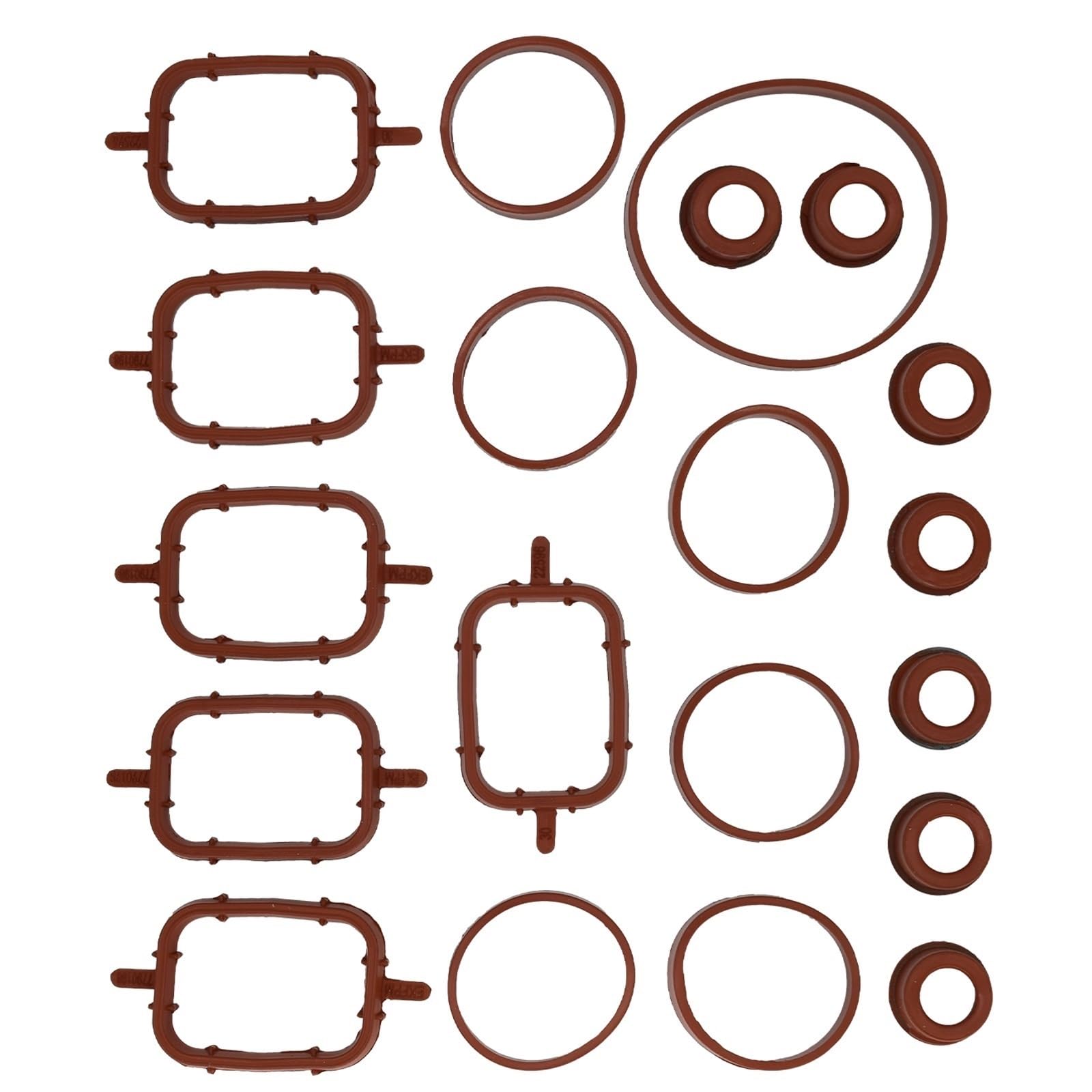 BTFWM 6X 32 MM, for, M47 M57 Drallklappen Reparatur Löschen Dichtungssatz Mit Ansaugdichtungen 11612246949 11617790198 11612245439 11612246945 Reparatur der Ansaugkrümmerdichtung im Auto(20Pc) von BTFWM