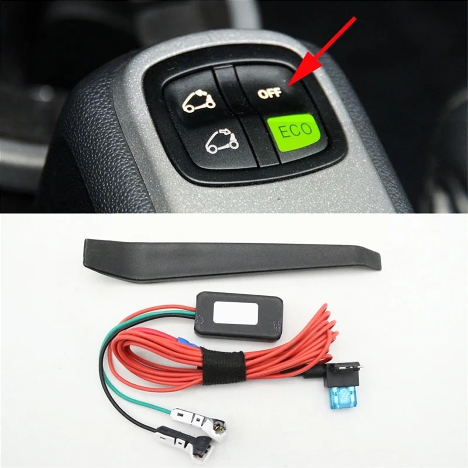 BTFWM For Smart, Fortwo 451 453 2007-2019 Auto Automatische Stop Start Motor System Aus Näher Gerät Control Sensor Stecker kabel Fehlfunktion des Start-Stopp-Sensors(For Fortwo 451 07-14) von BTFWM