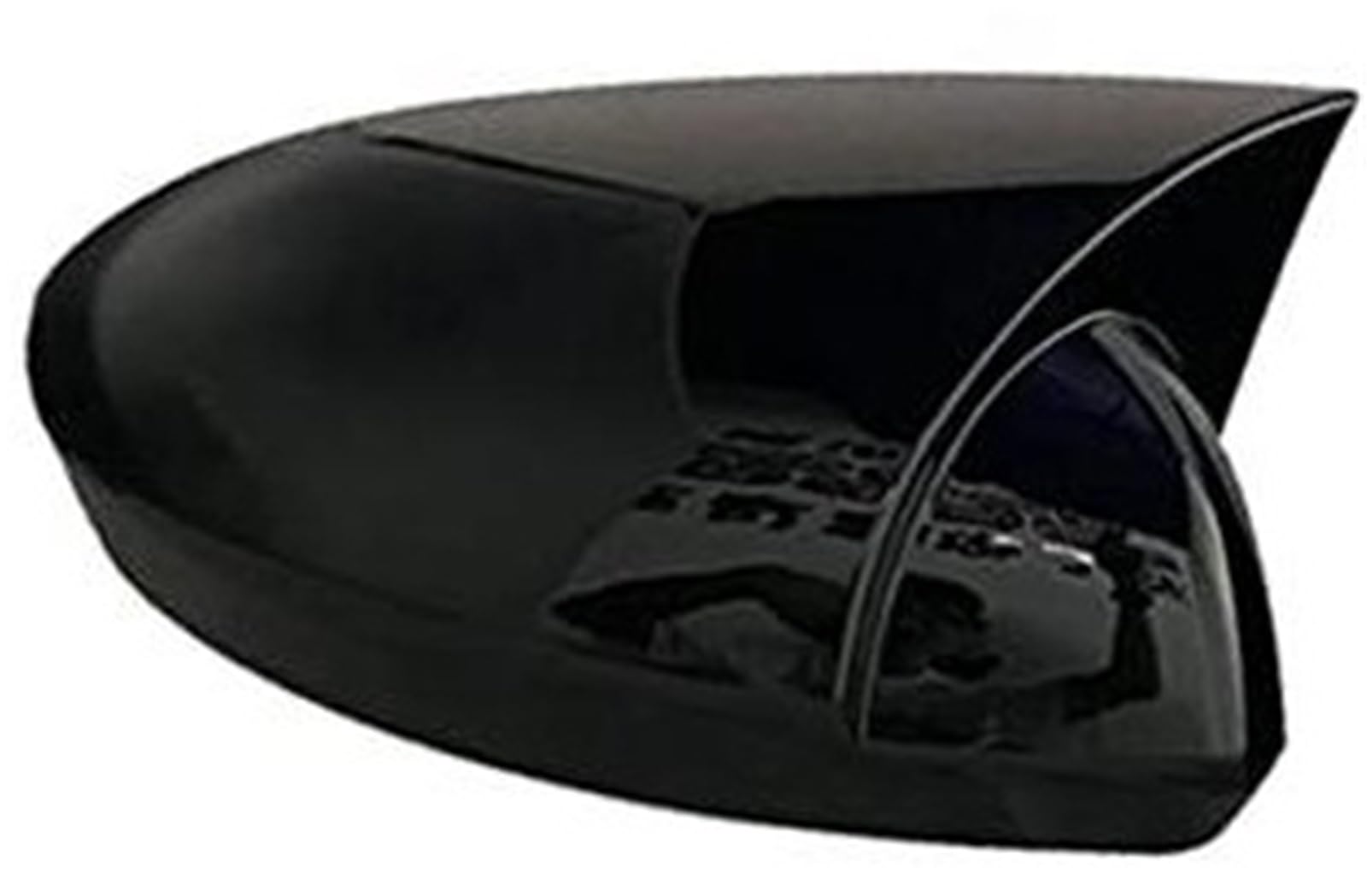 Regenschutz, BTFWM Autotür-Außenspiegelabdeckung, for Renault, for Megane 4 2016–2020, Rückspiegel-Abdeckung, Schilde, Außenzubehör(BLACK Black Left) von BTFWM