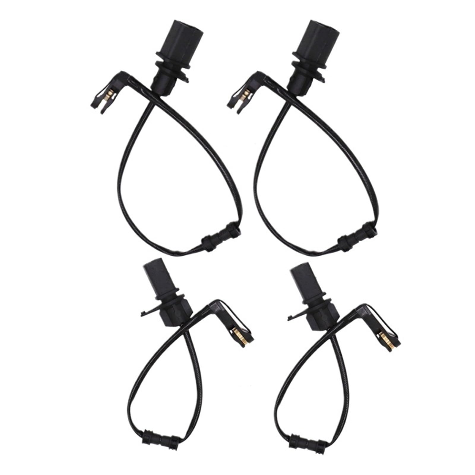 Reparatur des Bremsbelagsensors, BTFWM 2 Pairs Front + Rear Axle Brake Pad Wear Sensor 4H0615121J 4H0615121H, for, A8 S8 Quattro Brake Induction Wire Replacement von BTFWM