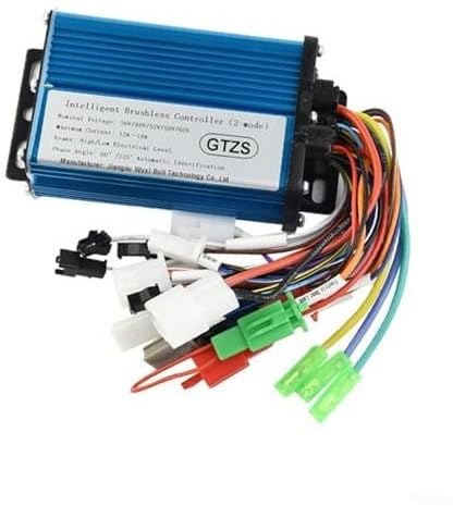 Reparatur von Scooter-Controllern, BTFWM Bürstenloser Gleichstrommotor-Controller for Elektrofahrräder, 600–800 W, 36 V/48 V, 6 Monate, for Zubehör for Elektrofahrräder und E-Bikes, Metallgehäuse, zwe von BTFWM