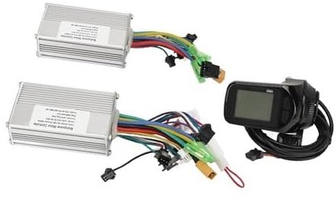 Reparatur von Scooter-Controllern, BTFWM Dual Drive 500 W 25 A 24 V 36 V 48 V bürstenloser Motor-Controller-Kit mit LCD-Messgerät for elektrische Lithiumbatterie von BTFWM