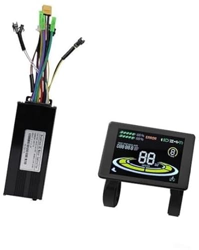 Reparatur von Scooter-Controllern, BTFWM Elektrischer Controller 30A Sinuswelle Bürstenloser Controller 3 Modi Mit H-100 LCD-Display Einstellbare Parameter Sinuswelle Leiser Betrieb Mit Kabeln von BTFWM