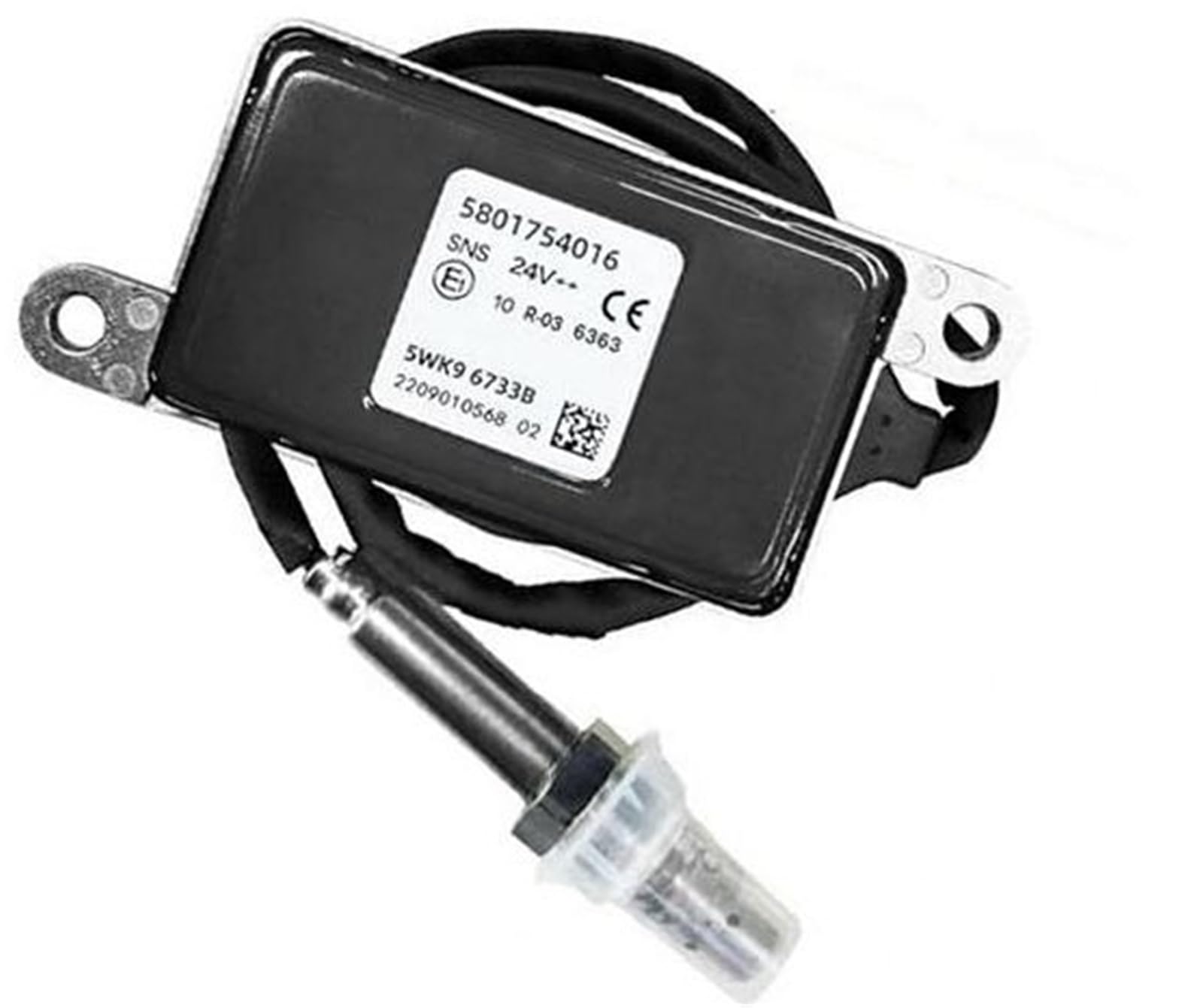 Sauerstoffsensor -Werkzeugkits, BTFWM 5801754016 5WK9 6733 5WK96733B 5WK96733A 5WK9 6733A Stickstoff-Sauerstoff-Sensor 24 V, for IVECO, LKW, for Katalysator, Stickoxid-Sensor(BLACK 5WK96733B) von BTFWM